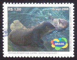 BRAZIL 2008 , LONTRA - Used Stamps