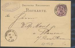 62-939 Deutschland Germany Postal Stationery 1883 - Sonstige & Ohne Zuordnung