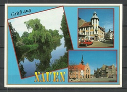 Deutschland Ansichtskarte NAUEN Gesendet 1998, Mit Briefmarke - Nauen