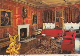 Cp , ANGLETERRE , WARWICK CASTLE : The Red Drawing Room - Warwick