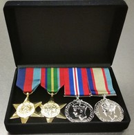 World War Two Set Of 4 Replica Medals - Full Size - In Presentation Box - Otros & Sin Clasificación