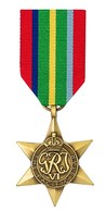 World War Two Replica Medal - Full Size - Pacific Star - Antique Bronze - Andere & Zonder Classificatie