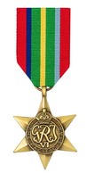 World War Two Replica Medal - Full Size - Pacific Star - Antique Bronze - Autres & Non Classés