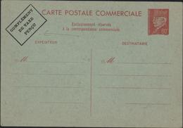 Entier Petain Lemagny Rouge 80c Sur Vert Carte Postale Commerciale + Complément De Taxe Perçu Storch B2 Neuve - Standard Postcards & Stamped On Demand (before 1995)