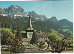 Rougemont (Alpes Vaudoises) - L'église Et Le Rübli (Videmanette)  - (VD) - Rougemont