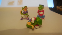 KINDER 1992  Alligator  - Crazy Crocos  Sans Bpz /  Eddy Koketti  Bobby Breakdance Gloria Glanzvoll  / Crocodile - Monoblocchi