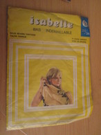 Paire De Bas Nylon 20D INDEMAILLABLE De Marque ISABELLE Neuf Jamais Porté Sans Couture , Couleur CHAIR CLAIRE , T. 35/36 - 1940-1970