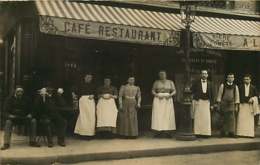 070519 - CARTE PHOTO DUVAU Colombes COMMERCE - à Situer Peut être PARIS 75 - Restaurant Bière De La Comète - Restaurants