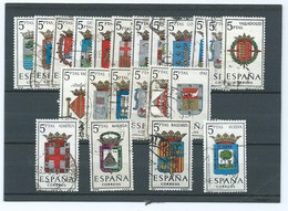 3146 - Lot De 22 Blason Espagnol Espagne Blasons - Héraldique Héraldica Espana Spain Spanish - Andere & Zonder Classificatie