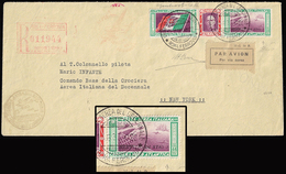 SERVIZIO AEREO 1933 - 5,25 + 44,75 Lire Trittico Servizio Di Stato, SOPRASTAMPA DELLA "T" E DELLA "O... - Unclassified