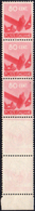 1945 - 80 Cent. Democratica, Stampa Di 5 Con Due Esemplari Stampa Parziale/evanescente (549,549g), G... - Ohne Zuordnung