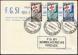 1951 - 15 Lire Ginnici, Stampa Del Giglio Fortemente Spostata A Sinistra, 5 E 10 Lire Ginnici (661,6... - Zonder Classificatie