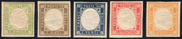 1861 - Non Emessi Per Le Province Napoletane (1/5), Gomma Originale Integra, Perfetti. Ottima Qualit... - Andere & Zonder Classificatie