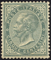 1863 - 5 Cent. De La Rue, Tiratura Di Londra (L16), Buona/ottima Centratura, Gomma Originale, Perfet... - Sonstige & Ohne Zuordnung