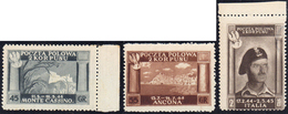 1946 - Vittorie Polacche, Carta Bianca (14/16), Ottima Centratura Per Il Raro 45 G., Senza Gomma Com... - 1946-47 Corpo Polacco