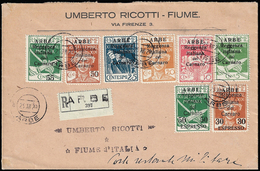 ARBE 1920 - Seconda Emissione Ed Espressi (5/10,E1/2), Perfetti, Usati Su Busta Raccomandata Ad Arbe... - Altri & Non Classificati