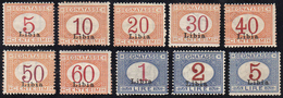 SEGNATASSE 1915 - Soprastampati (1/10), Gomma Integra, Perfetti.... - Libia