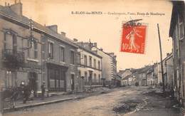 63-SAINT-ELOY-LES-MINES- GENDARMERIE , POSTE, ROUTE DE MONTLUCON - Saint Eloy Les Mines