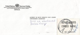 ONUCA 1991 Argentina Navy Peacekeeping Military Diplomatic Mail Via Washington DC - Militaria