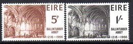 Ireland 1966 750th Anniversary Of Ballintubber Abbey Set Of 2, MNH, SG 225/6 - Unused Stamps