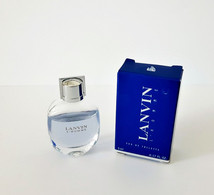 Miniatures De Parfum  LANVIN L'HOMME   De LANVIN  EDT   5 Ml  + BOITE - Miniatures Hommes (avec Boite)