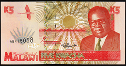 # # # Banknote Malawi 5 Kwachas UNC # # # - Malawi
