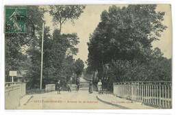 CPA 80 AILLY-SUR-SOMME AVENUE DE ST-SAUVEUR - Ailly Le Haut Clocher