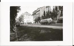 Photo -Trolleybus - Metz En 1955 - Moselle - 57 - Animée - Thème Transport - Tramway - Orte