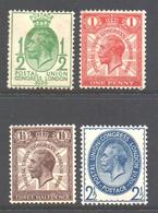 GB Scott 205/208 - SG434/437, 1929 Postal Union Congress Set MH* PUC - Nuevos