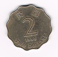 //  HONG KONG  2 DOLLARS  1998 - Hongkong