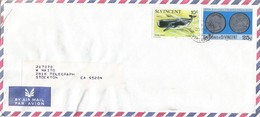 St Vincent 1975 Kingstown American Independence George Washington Coin Sperm Whale Cover - Us Independence