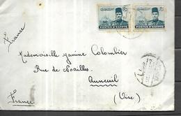 Egypte Lettre Du 17 Septembre 1941 Du Caire Pour  Auneuil ( Oise ) - Storia Postale