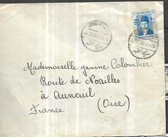 Egypte Lettre Du  30 VI 1938  Du Caire Pour  Auneuil ( Oise ) - Brieven En Documenten