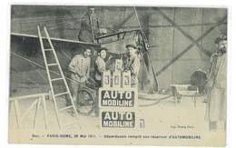 CPA 78 BUC PARIS-ROME AVIATION 28 MAI 1911 DEPERDUSSIN REMPLIT SON RESERVOIR D'AUTOMOBILINE Huile - Buc