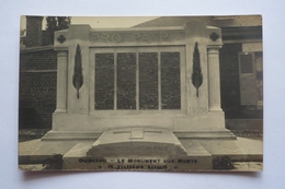 60 -  Carte- Photo GUISCARD - Le Monument Aux Morts 5 Juillet 1925 - Guiscard