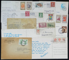 TOPIC MEDICINE: 14 Postcards, Most Of The Type "DEAR DOCTOR", Sent Between 1937 And 1977 To Argentina From Varied Countr - Medizin