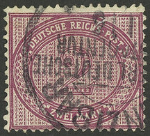 GERMAN WEST AFRICA: German Stamp Of 2Mk. Used In ZANZIBAR, With A Tear In The Top Right Corner, Low Start! - Duits-Zuidwest-Afrika