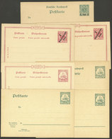GERMAN WEST AFRICA: 7 Old Postal Cards, 2 Are Double (with Reply Paid), Fine Quality! - Deutsch-Südwestafrika