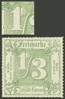 GERMANY: Sc.28, With VARIETY "White Spot At Right Of The 1", MNH, Excellent!" - Autres & Non Classés