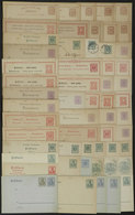 GERMANY: Over 50 Postal Cards, Many Double (with Paid Reply), Fine General Quality, A Few Used, Little Duplication, Good - Otros & Sin Clasificación