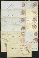 GERMANY: 13 Old Used Postal Stationeries, Interesting! - Préphilatélie