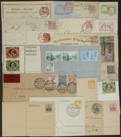 GERMANY: 19 Covers And Cards + Large Fragment Of Cover, Most Used Between Circa 1872 And 1931, There Are Interesting Can - Precursores