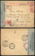 GERMANY: Registered Cover Sent From Freiburg To Buenos Aires On 15/OC/1923 With INFLA Postage Of 20,000,000 Mk., With An - Vorphilatelie