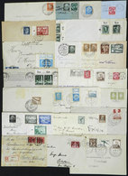 GERMANY: 25 Covers, Cards, Etc. (few Are Cover Front Or Back) With Interesting Postages And Cancels, Several Stained, Lo - [Voorlopers