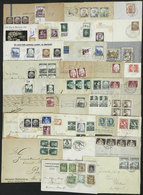 GERMANY: 30 Covers, Cards, Etc. (few Are Cover Front Or Back) With Interesting Postages And Cancels, Several Stained, Lo - Prephilately