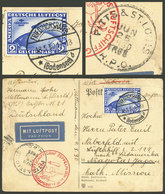 GERMANY: 18/MAY/1930 Friedrichshafen - JAPAN, Card Franked By Sc.C38, Sent To South America By Zeppelin Flight With Fina - Precursores