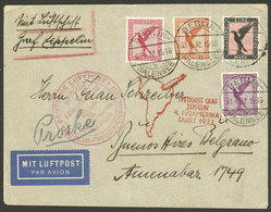 GERMANY: 30/AP/1932 Berlin - Buenos Aires, Cover Flown By Zeppelin, Very Nice! - Prefilatelia