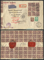 GERMANY: Registered Cover That Weighed 220½ Grams, Sent From Berlin To The German Embassy In Buenos Aires On 8/OC/1932 F - [Voorlopers
