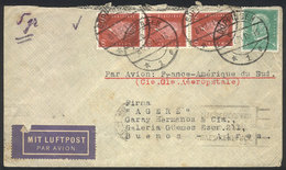 GERMANY: Airmail Cover Sent From Göppingen To Buenos Aires On 8/DE/1932 Via AIR FRANCE Franked With 1.85Mk., With Marsei - Préphilatélie