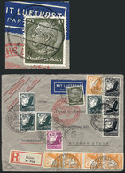 GERMANY: Registered Airmail Cover Sent From Titisee To Buenos Aires On 23/DE/1935 With Very Colorful Postage Of 9.70Mk.  - Prefilatelia